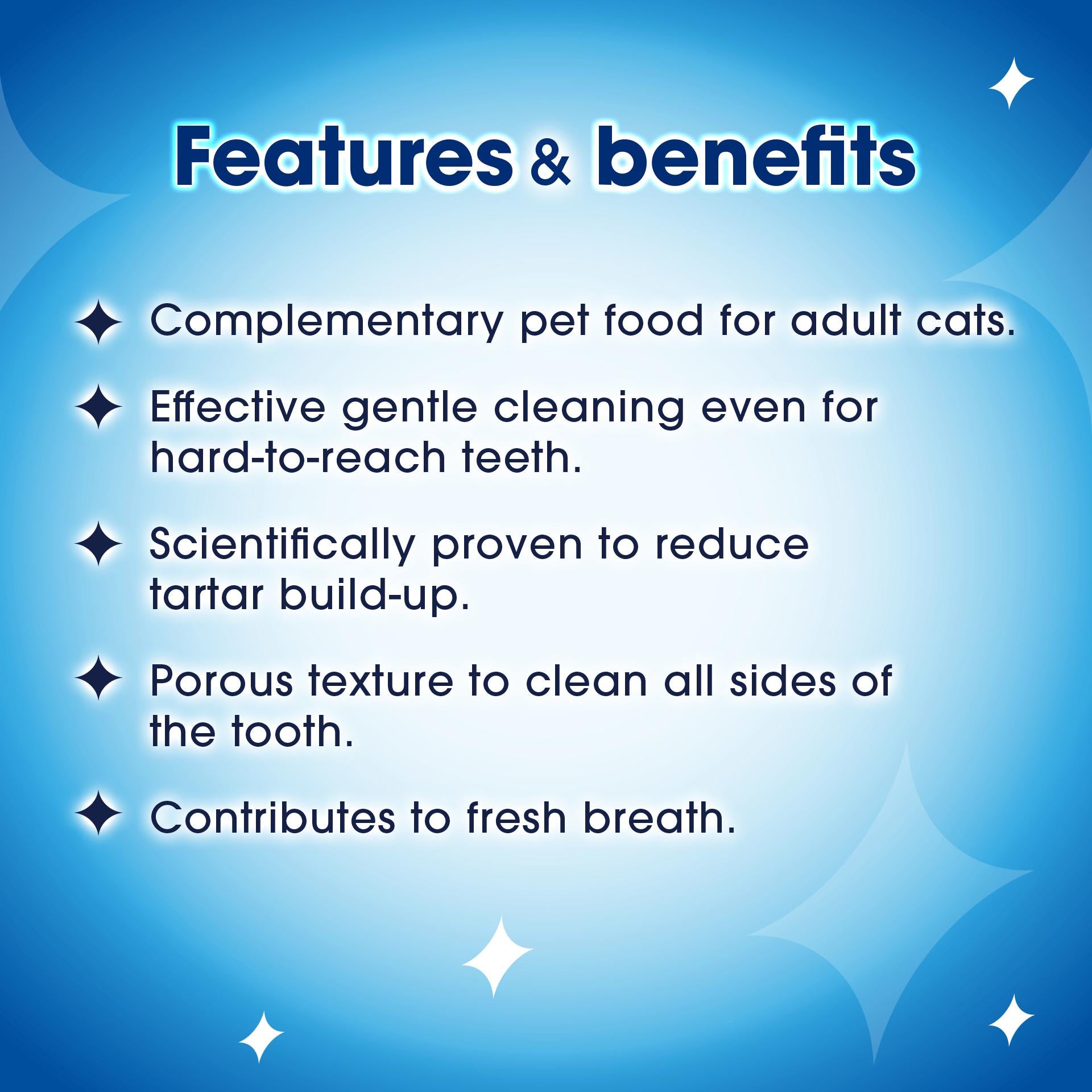 Purina Dentalife salmon cat treats 40g (British brand)