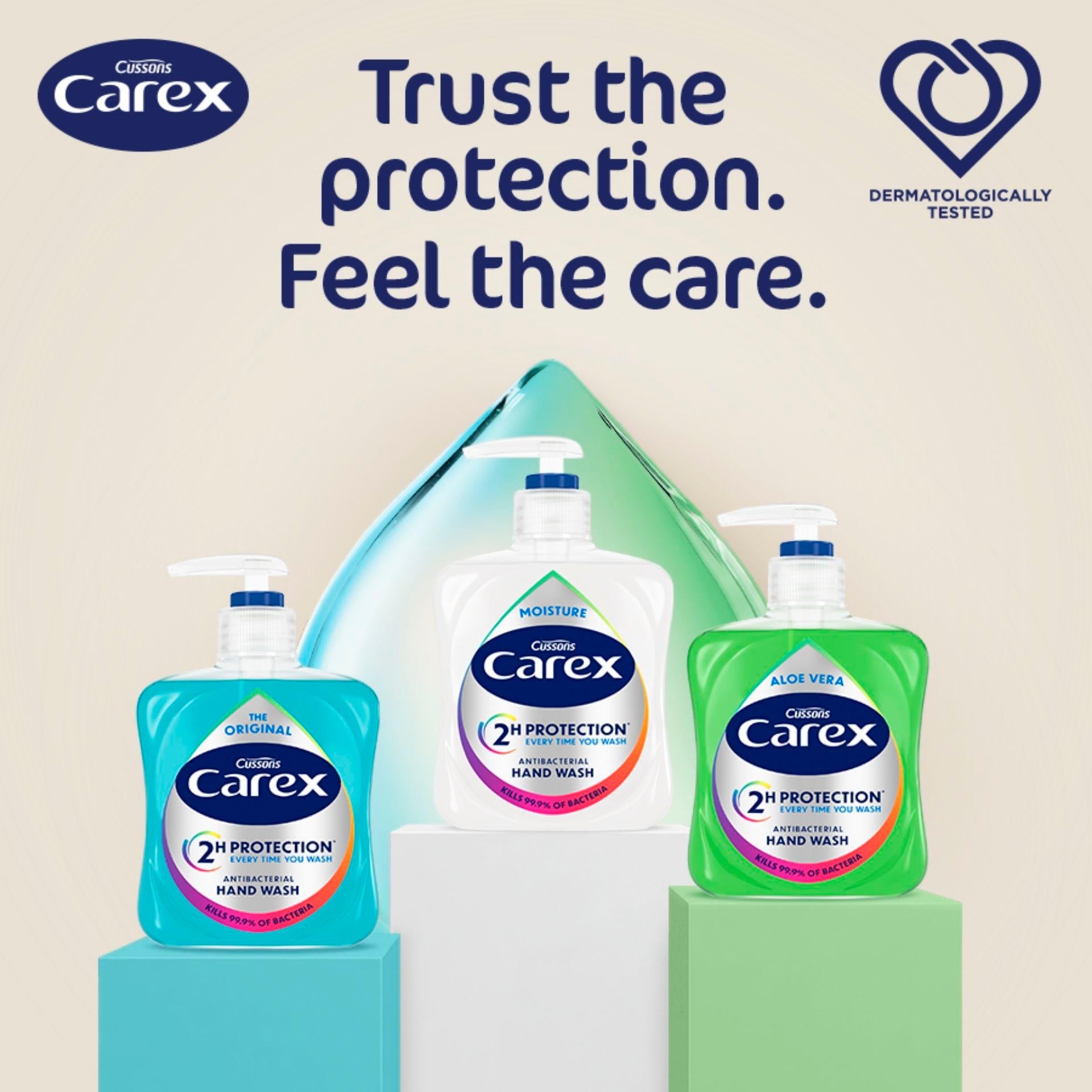 Carex Aloe Vera hand wash refill 1L, UK version