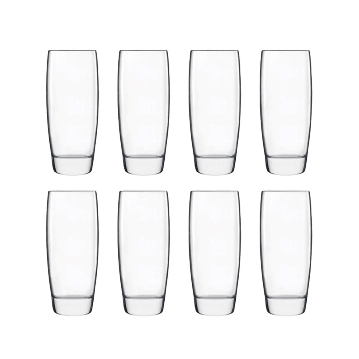 Luigi Bormioli Michelangelo hi-ball glasses 435ml 8 pack (British brand)