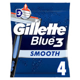 Gillette Blue3 Men's Disposable Razors x4 GOODS Boots   