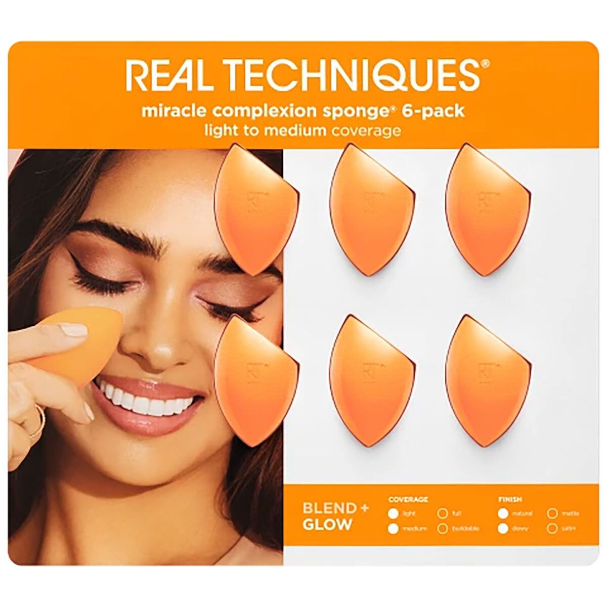 Real Techniques, Miracle Sponge, 6 Pack GOODS Costco UK