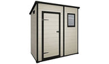 Keter Manor Pent Brown garden storage shed 6 x 4ft, UK version