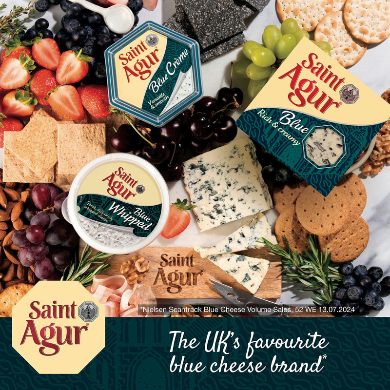 Saint Agur blue cheese spread Blue Crème 150g (British brand)