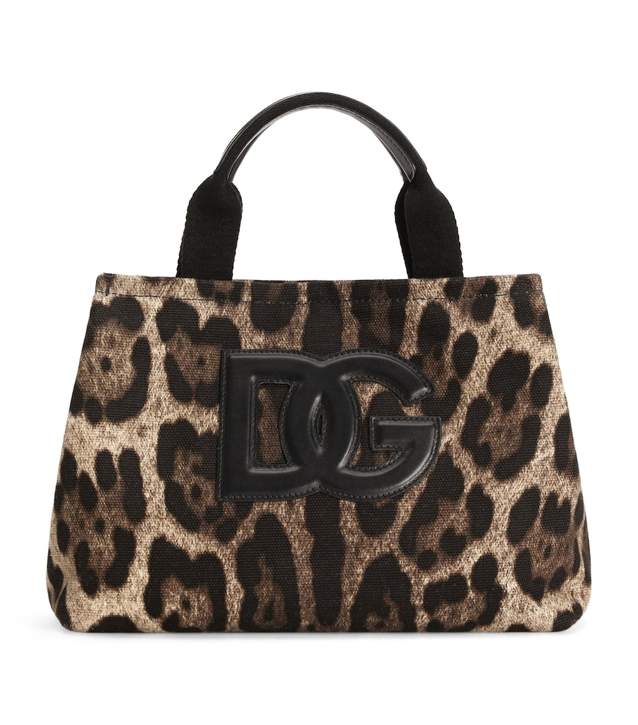 Dolce&Gabbana Kids Leopard Print Top-Handle Bag