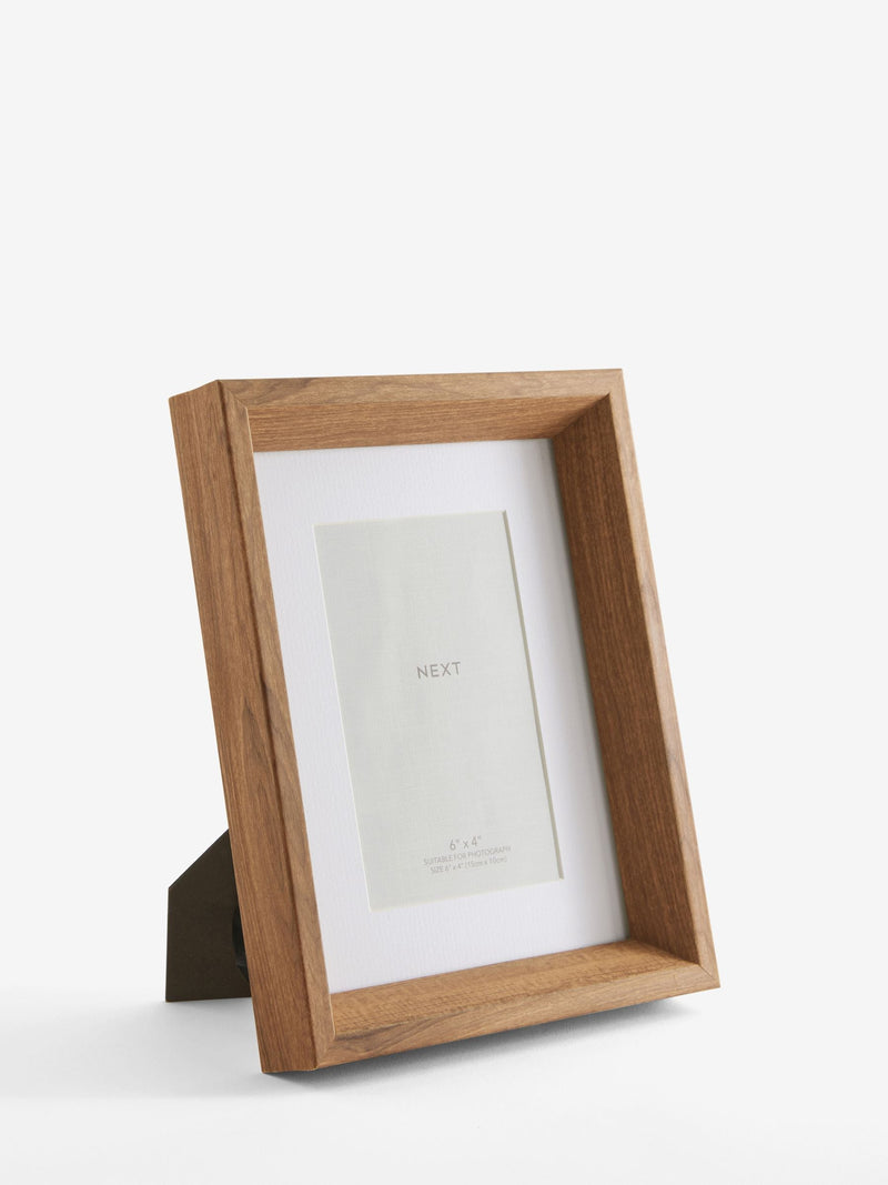 Natural wood effect Aspen photo frame, imported from the UK