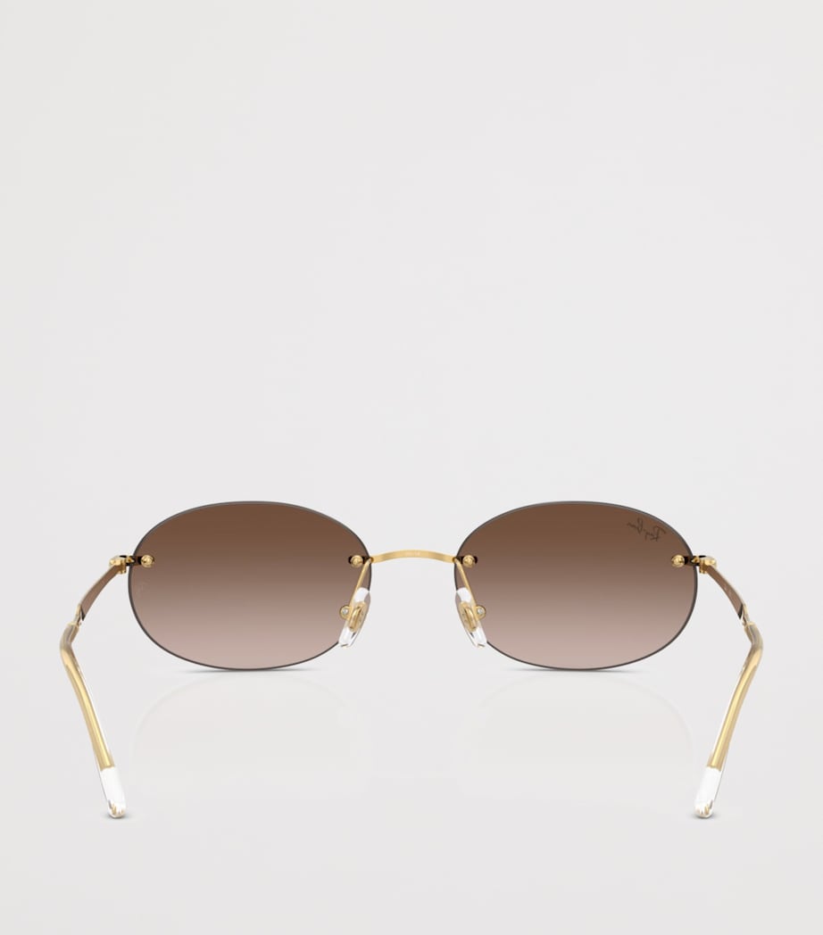 Ray-Ban Metal Oval Sunglasses, UK version