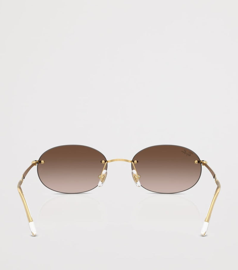 Ray-Ban Metal Oval Sunglasses, UK version