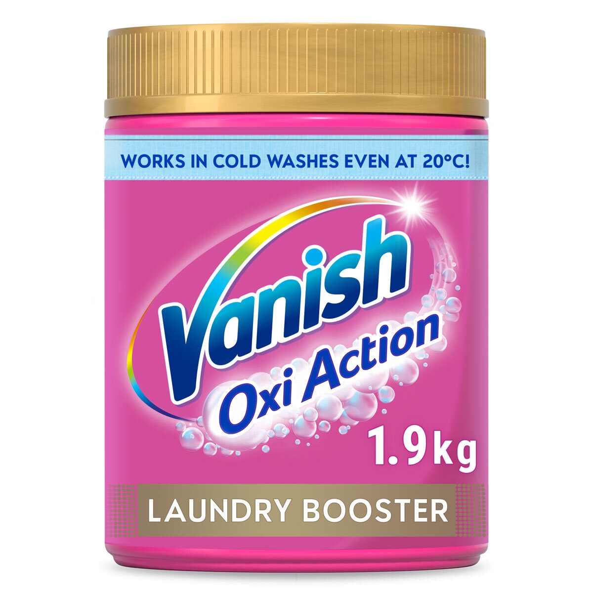 Vanish Gold Oxi Action Powder Fabric Stain Remover, 1.9kg GOODS Costco UK