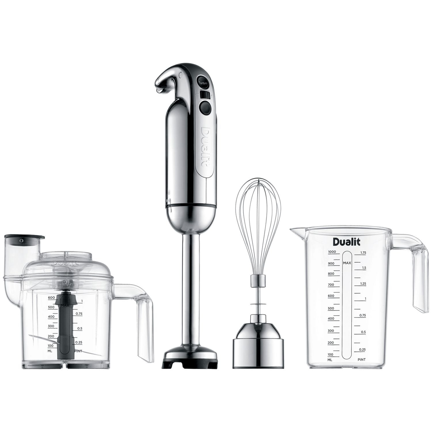 Dualit hand blender stainless steel, imported from the UK