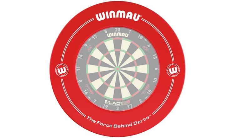 Winmau red dartboard surround 75cm x 75cm x 6cm (British brand)