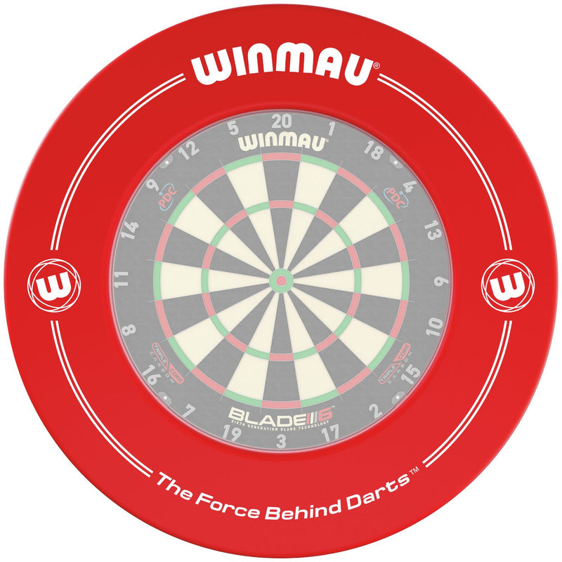 Winmau red dartboard surround 75cm x 75cm x 6cm (British brand)