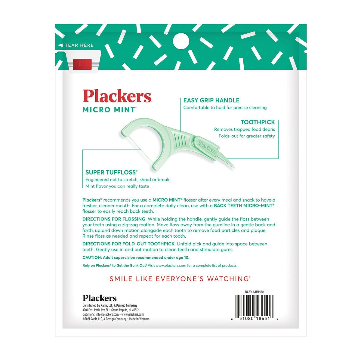 Plackers Micro Mint Flossers, 600 Pack GOODS Costco UK