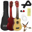 3rd Avenue Soprano Ukulele Natural 21-Inch - British product