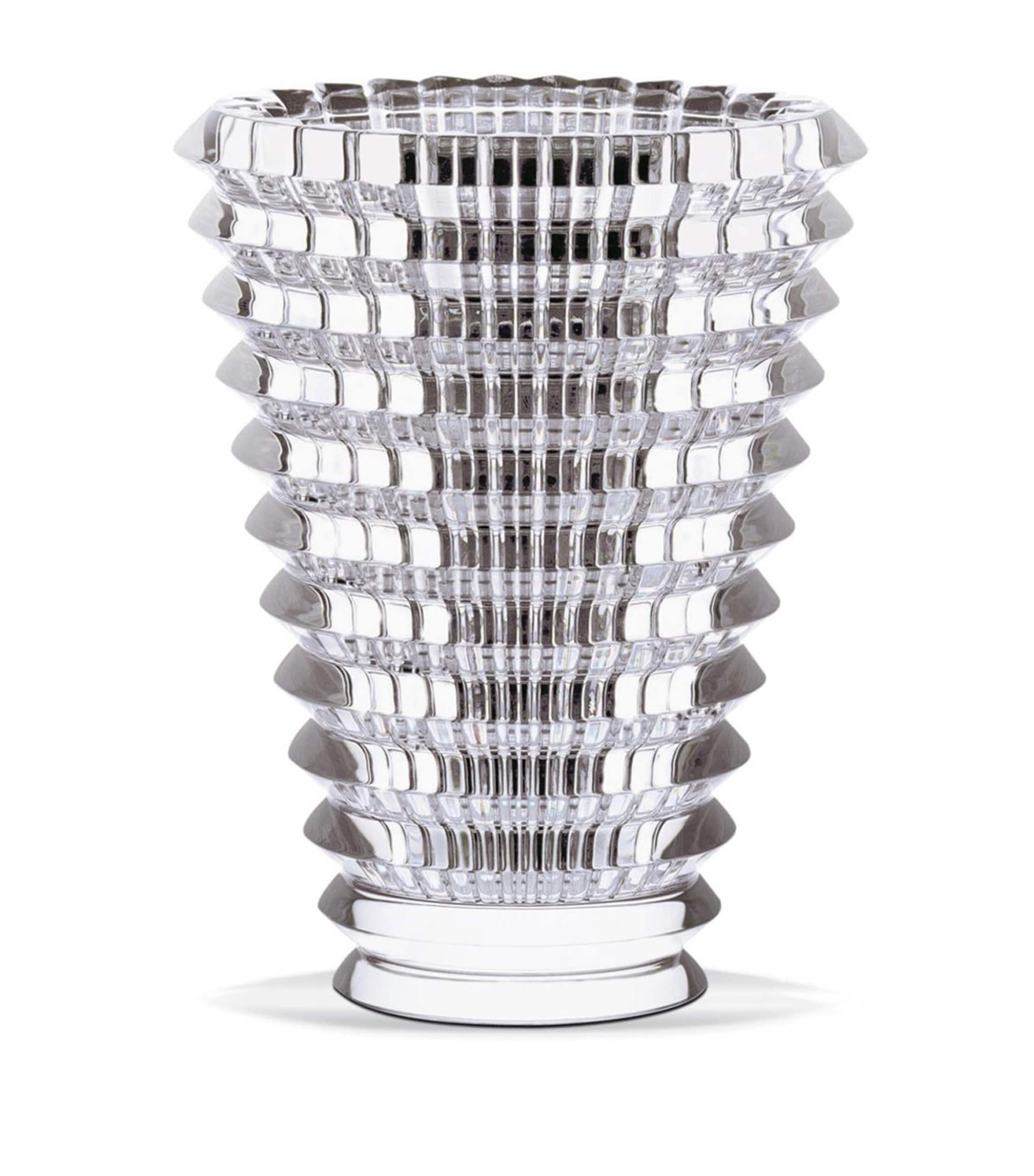 Baccarat small eye oval crystal vase 15 cm - British product