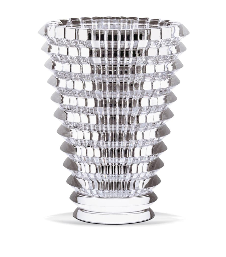 Baccarat small eye oval crystal vase 15 cm - British product