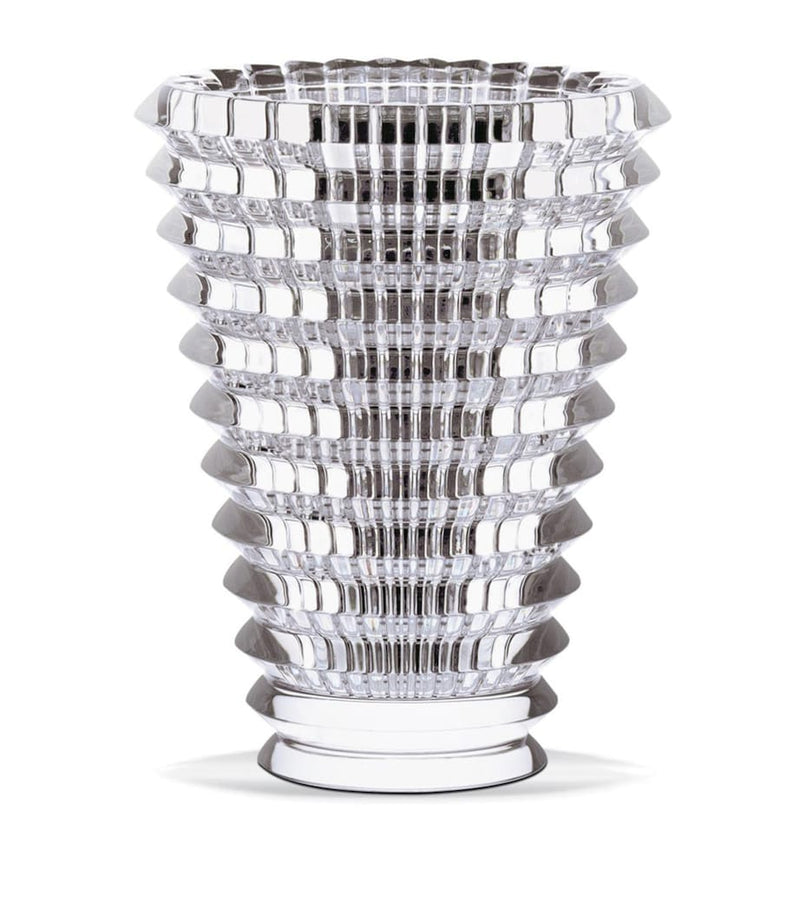 Baccarat small eye oval crystal vase 15 cm - British product