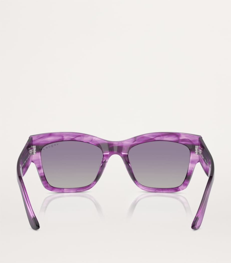 Vogue acetate sunglasses VO5524S with gradient lenses, UK version