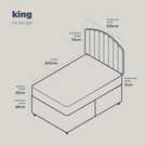 Silentnight Middleton Kingsize Comfort Divan Bed - Pink