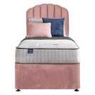 Silentnight Middleton Single Memory Divan Bed in Pink (British brand)