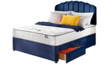 Silentnight Double Divan Bed Blue (British brand)