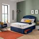 Silentnight Kingsize Divan Bed in blue (British brand)