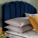 Silentnight Double Divan Bed Set Blue (British brand)
