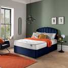 Silentnight Kingsize Memory Divan Bed Set in Blue (British brand)