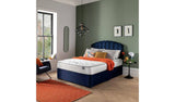 Silentnight Kingsize Memory Divan Bed Set in Blue (British brand)
