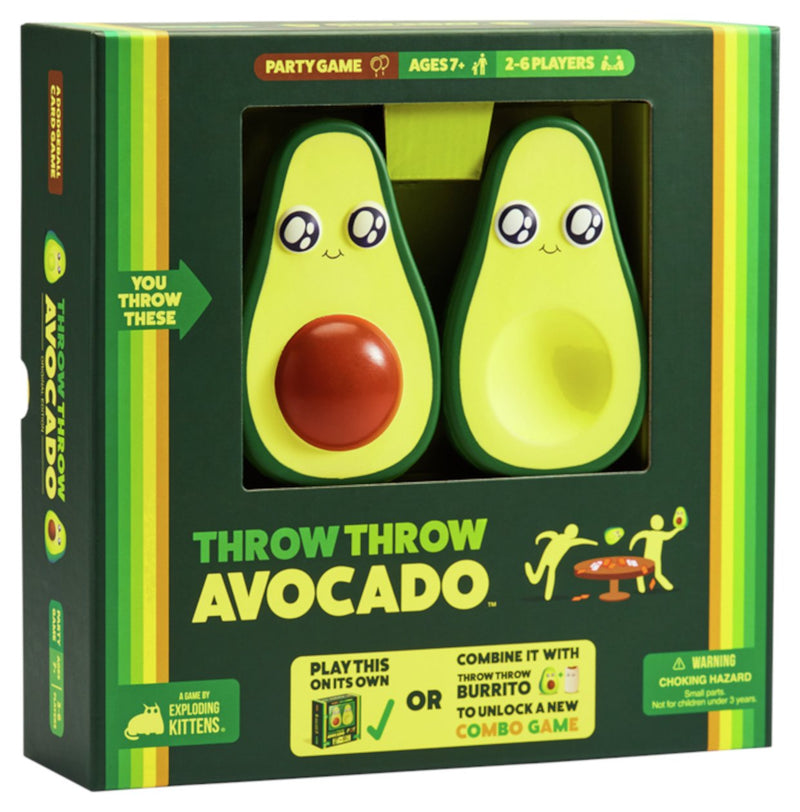 Exploding Kittens Throw Throw Avocado dodgeball card game (British brand)