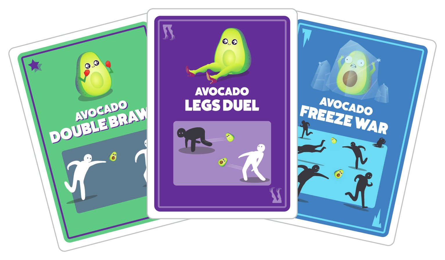 Exploding Kittens Throw Throw Avocado dodgeball card game (British brand)