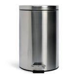 Habitat round pedal bin 12 litre silver (British brand)
