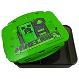 Zak Minecraft multi compartment lunch box, Creeper theme - UK version
