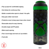 Zak Xbox Atlantic sipper bottle 600ml (British brand)