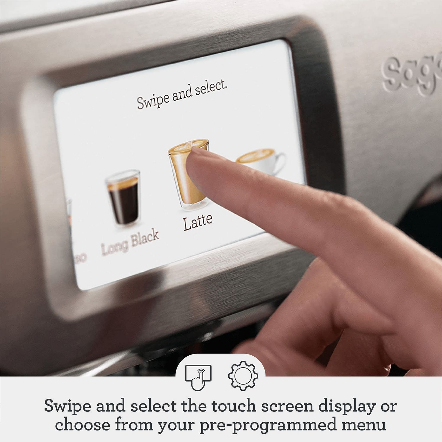 Sage Barista Touch espresso coffee machine - British product
