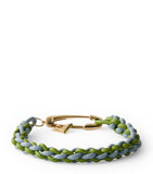 Prada Leather Braided Bracelet braided leather finish, UK version