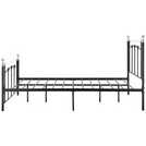 Argos Home Yani kingsize metal bed frame black - British product