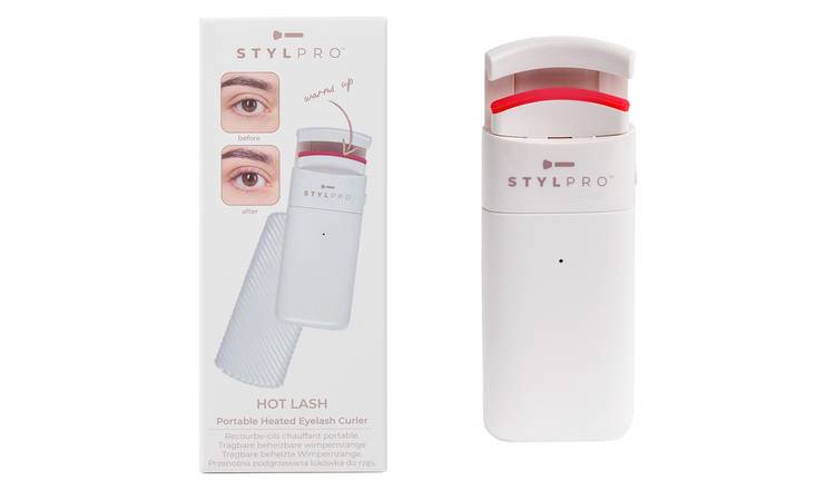STYLPRO heated eyelash curler with carry case (British brand)