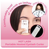 STYLPRO heated eyelash curler with carry case (British brand)