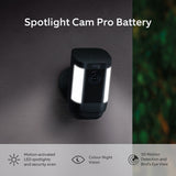 Ring Spotlight Cam Pro battery security camera - British product