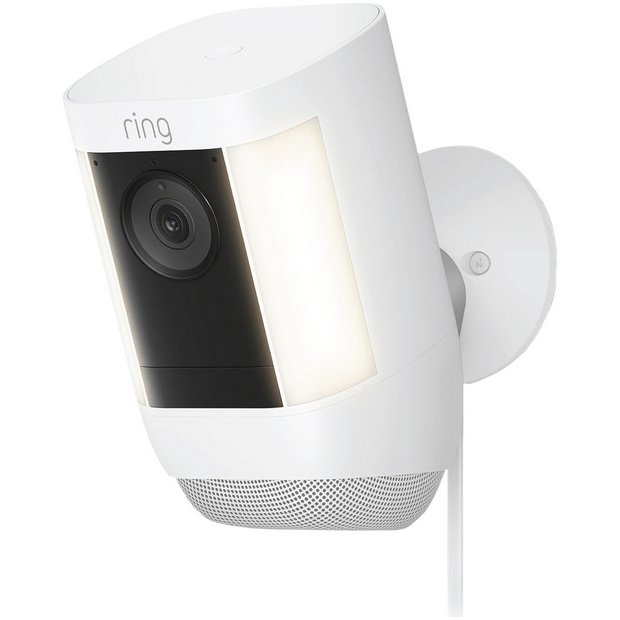 Ring Spotlight Cam Pro White security camera, imported from the UK