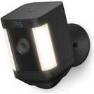 Ring Spotlight Cam Plus security camera in black, imported from the UK