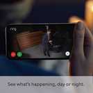Ring Spotlight Cam Plus security camera in black, imported from the UK