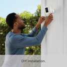 Ring Spotlight Cam Plus plug-in security camera white, imported from the UK