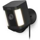 Ring Spotlight Cam Plus security camera in black, imported from the UK