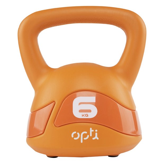 Opti orange kettlebell 6kg, imported from the UK