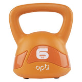 Opti orange kettlebell 6kg, imported from the UK