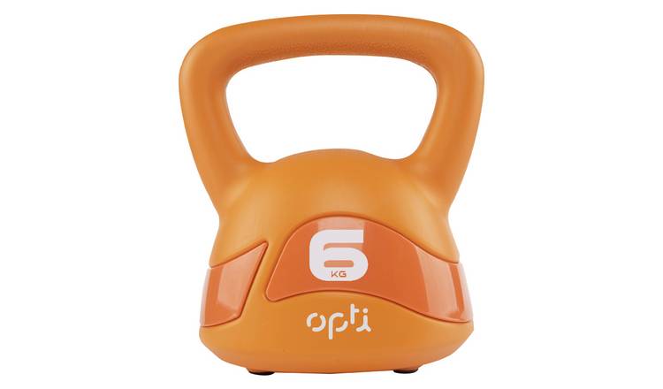 Opti orange kettlebell 6kg, imported from the UK