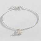 Revere sterling silver anklet with sea star charm, imported from the UK