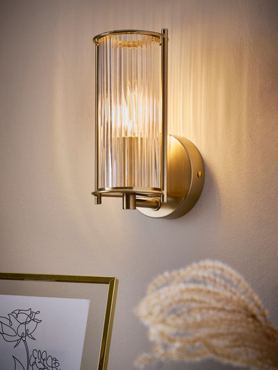 Next Brass Hertford Mains Operated Wall Light- Buy online at McGrocer