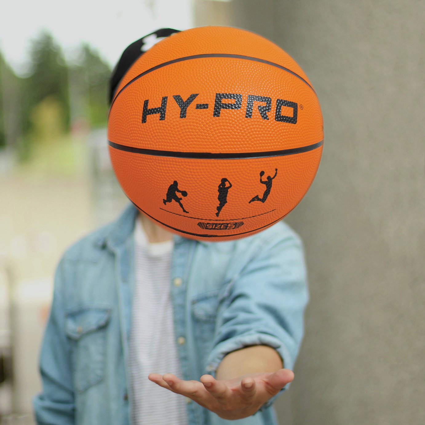 Hy-Pro Rubber Basketball Size 5, UK version
